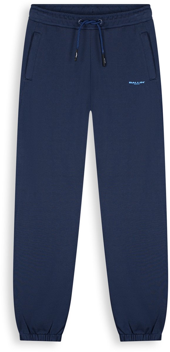 Ballin Amsterdam - Jongens Regular fit Pants Sweat - Navy - Maat 8