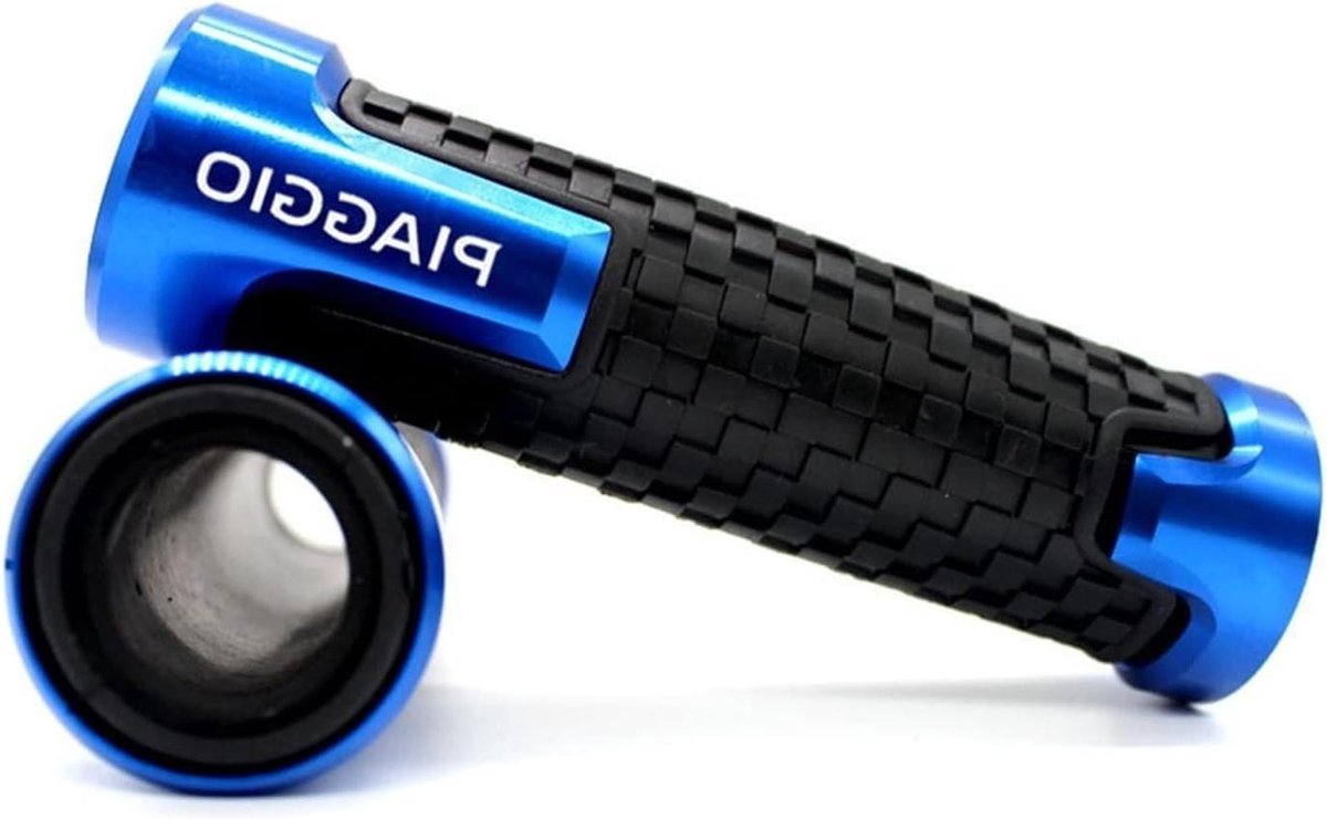Motor Handvatten - Stuur Grips - Rijcomfort Verbeteren - Anti-slip Ontwerp - 22mm Diameter - Blauw