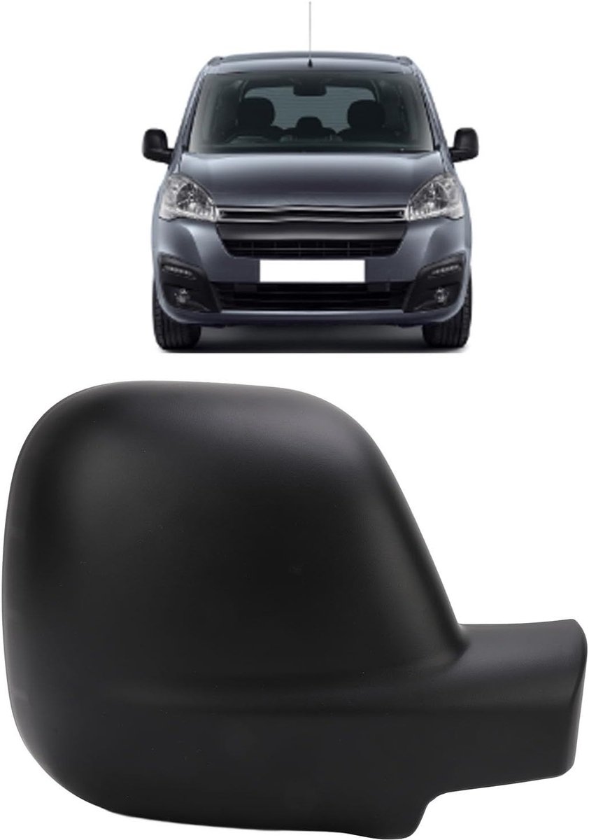 Zwarte Achteruitkijkspiegel Covers voor Berlingo B9 2012-2018, Perfecte Vervanging, Links en Rechts, Duurzaam en Stijlvol