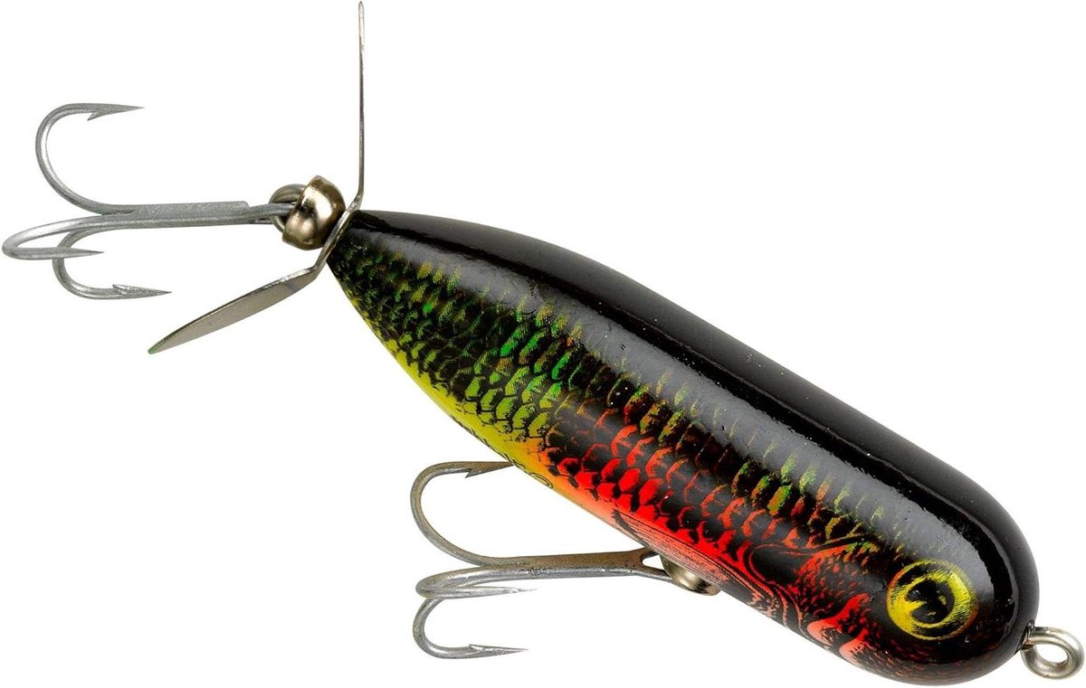Vissen Lokken - Oppervlakte Kunstaas - Zoetwater Vissen - Simuleert Gewond Aas - 2 1/2 Inch - Natuurlijke Zitstang
