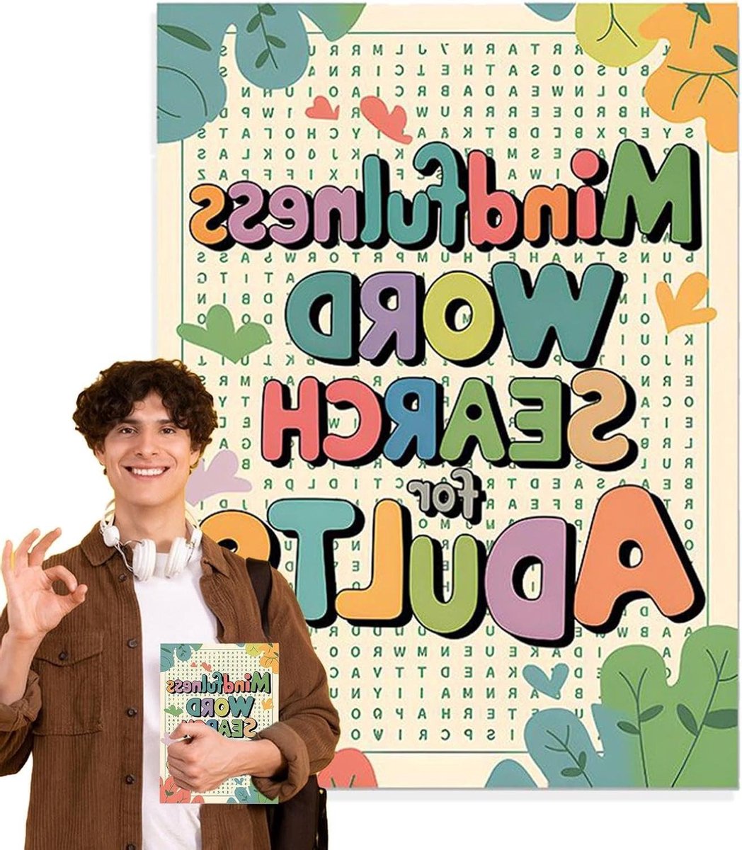 Woordzoekboeken Volwassenen - Puzzelboeken Ontspanning - Mentale Scherpte - Meerlagige Moeilijkheid - 21 x 285 cm - Niet gespecificeerd