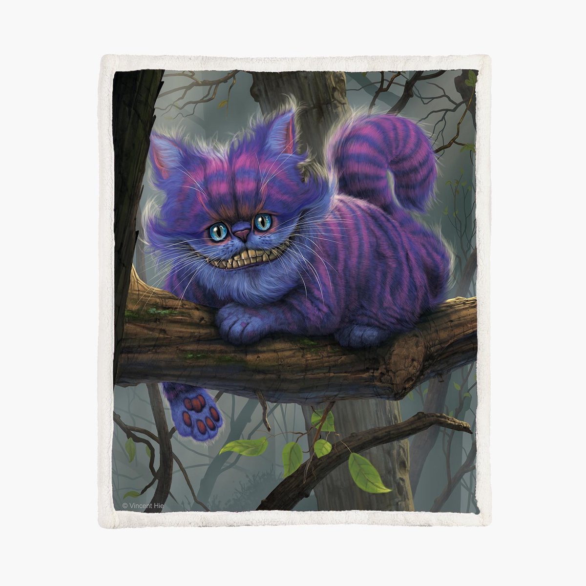 Cheshire Cat Fleece Deken 130*150cm Cheshire