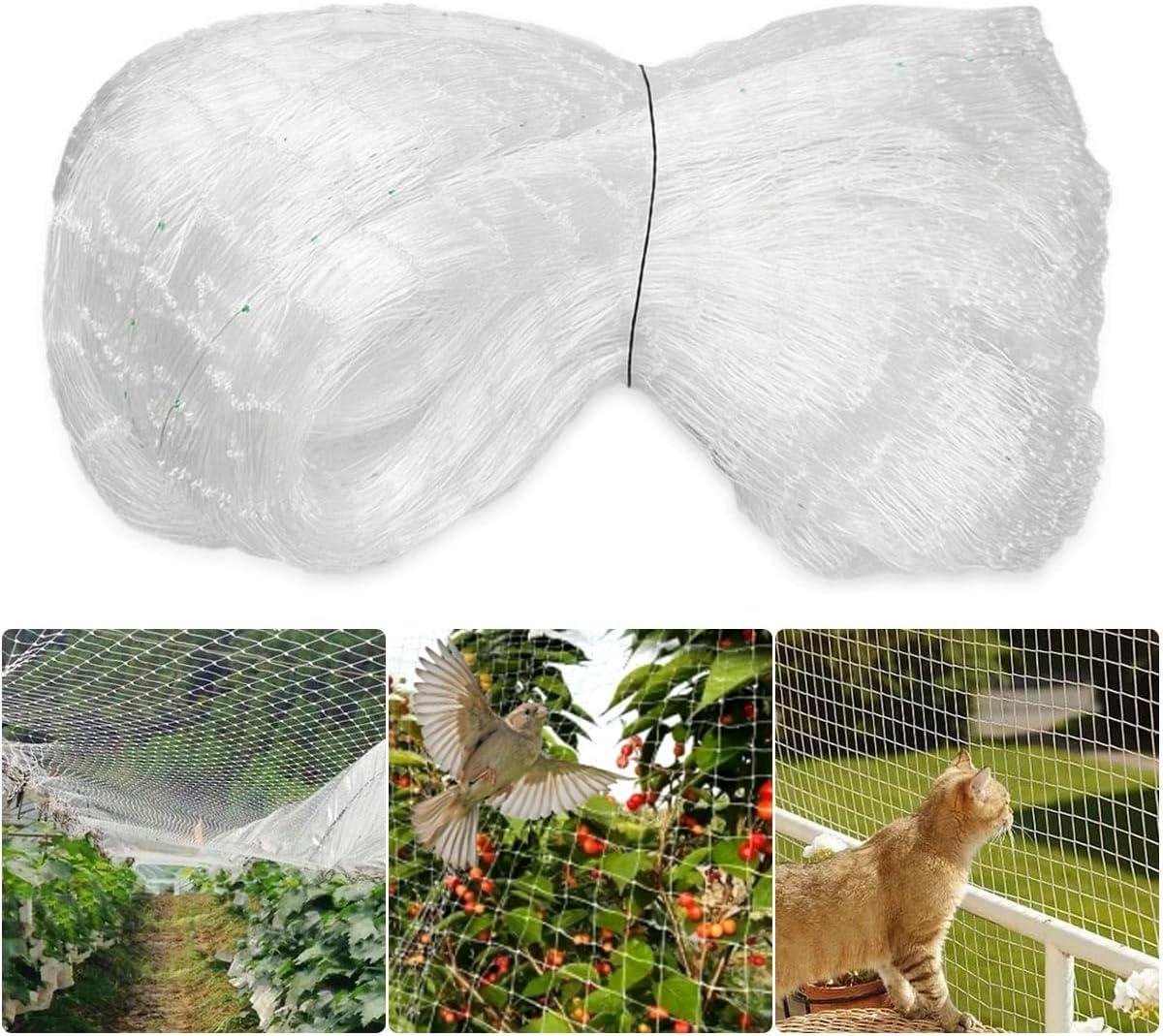 Kattennet Balkon - Veiligheidsnet - Balkon Beveiligen - Zonder Boren - 10 x 3 Meter - Transparant