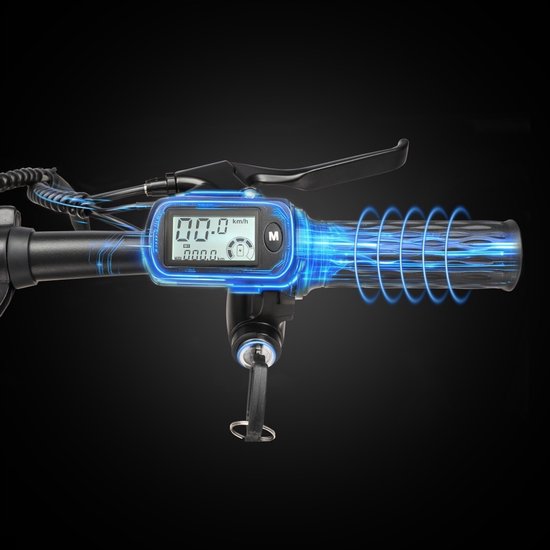 SINOHON M3 Opvouwbare Elektrische Fiets - 250W Motor - 36V 10.4Ah Accu - 50km Bereik - 25km/h - 14 Inch Banden - Vering - LED van SINOHON — afbeelding 3