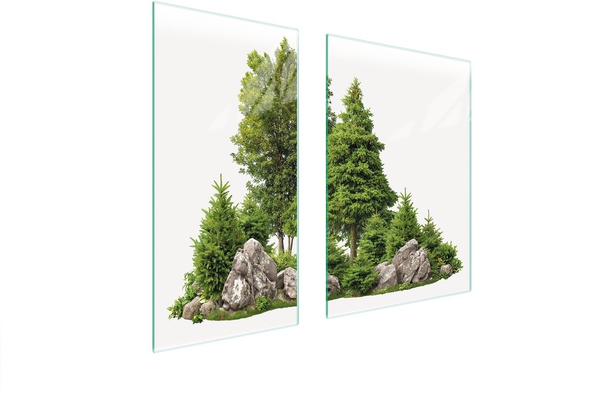 TMK ArtDeko Serie - Snijplank - 75x52 cm - Glas - Kleurrijk
