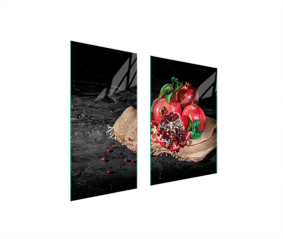 TMK ArtDeko Serie - Glas Beschermplaat - 75x52 cm - Veiligheidsglas