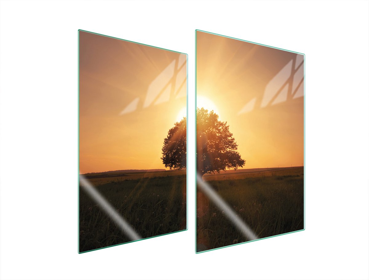 TMK ArtDeko - Serie Glas - Beschermplaat - 2x35x52 cm - Voor Oppervlakken
