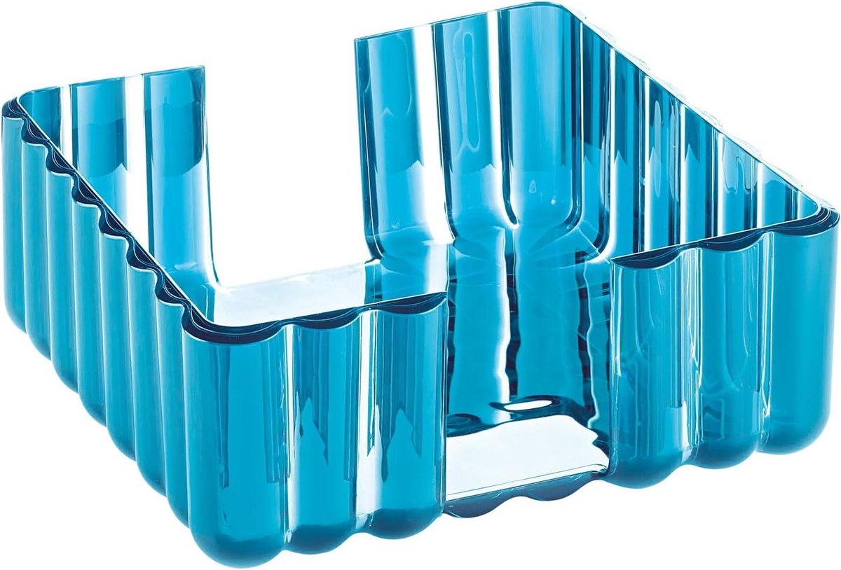 Servethouder - Papierenhouder Keuken - Tafel Dekken - Hoge Capaciteit - 20x20x8 cm - Turquoise