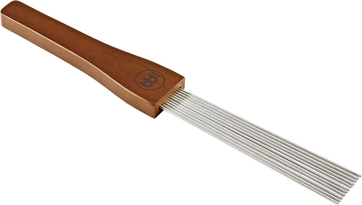 Houten Guiro Schraper - Percussie Instrument - Muziek Maken - Met Houten Handvat - 28 cm - Bruin