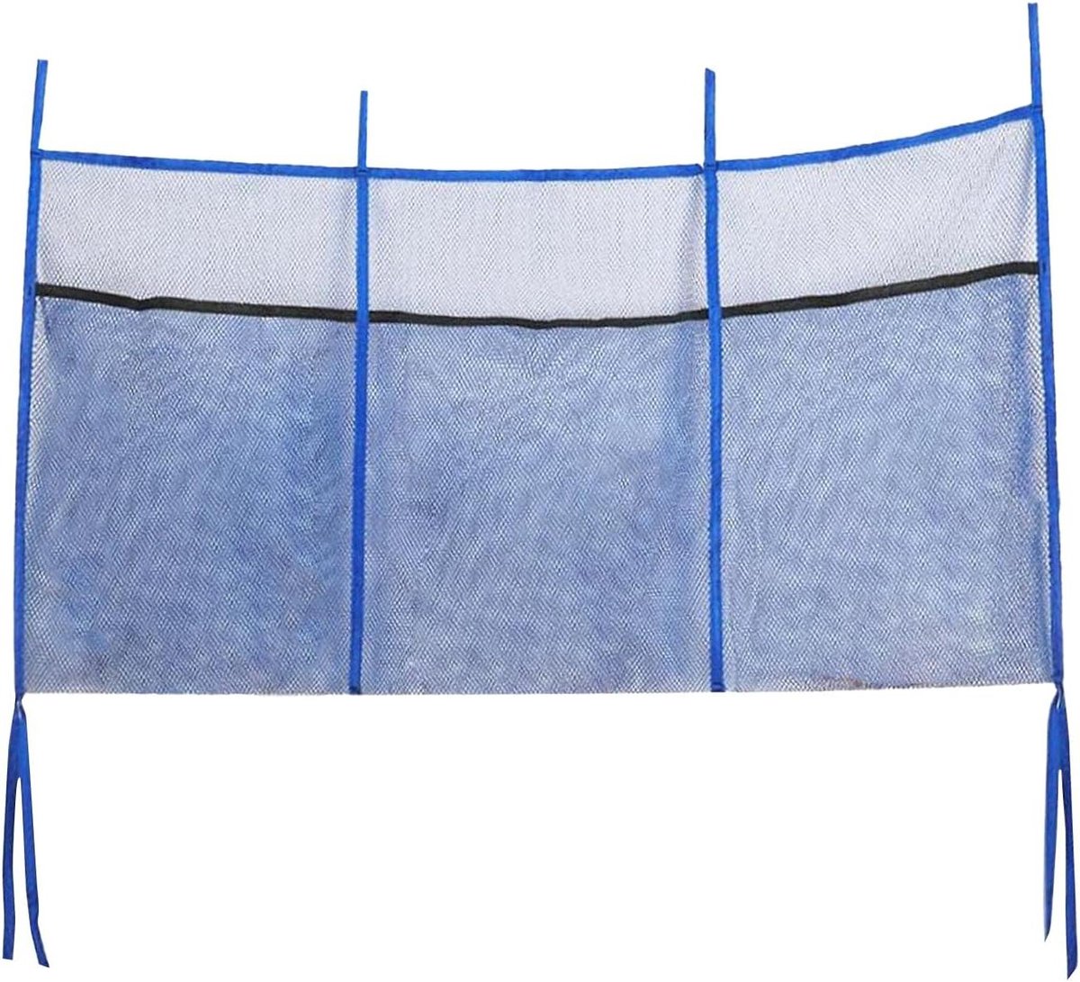Trampoline Opbergtas - Schoenentas Trampoline - Buiten Spelen - 3 Vakken Ontwerp - 105 x 55 cm - Blauw