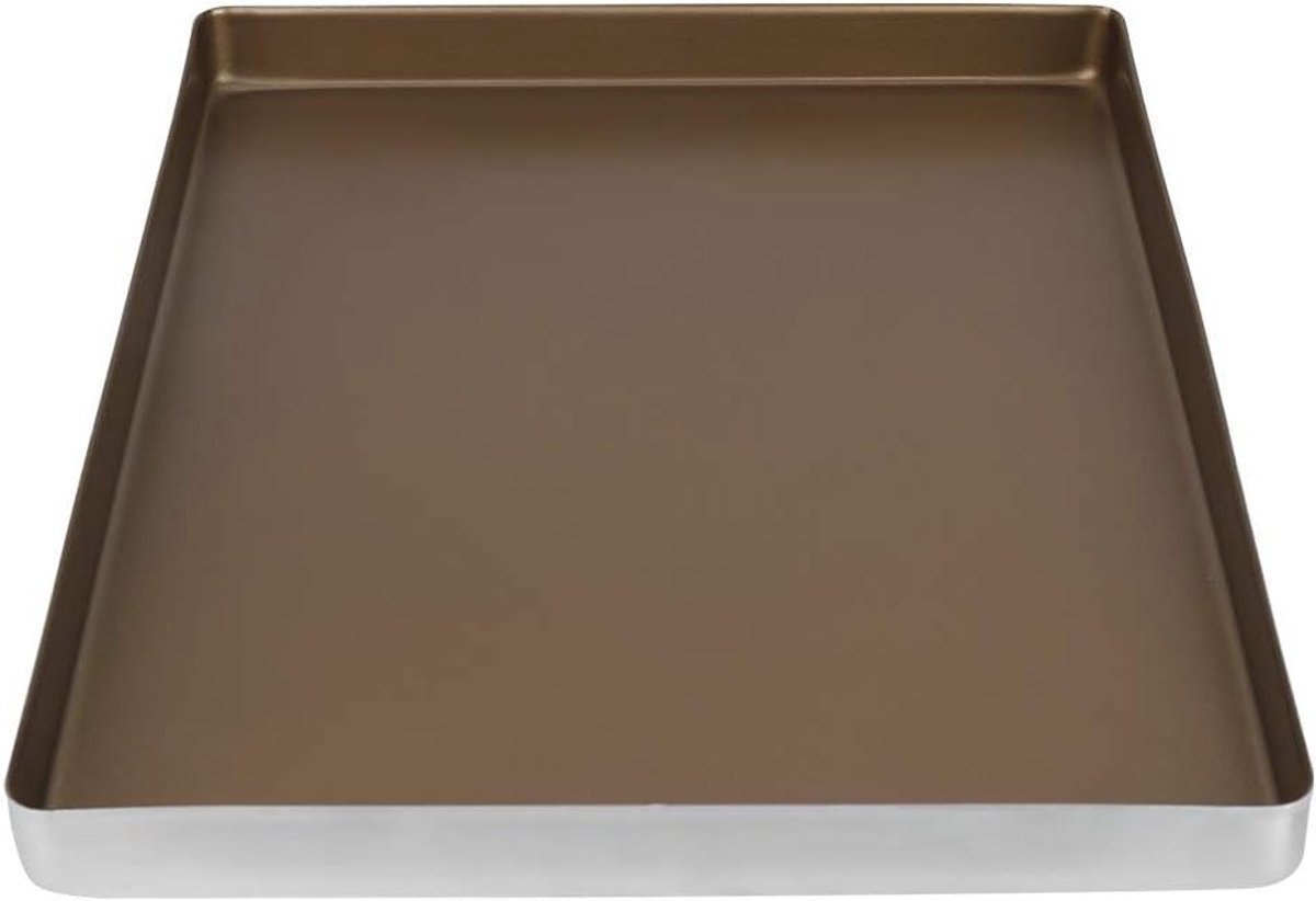 Aluminium bakplaat voor het bakken van taarten en ovenschotels, 40 x 30 x 3 cm, duurzaam en veelzijdig