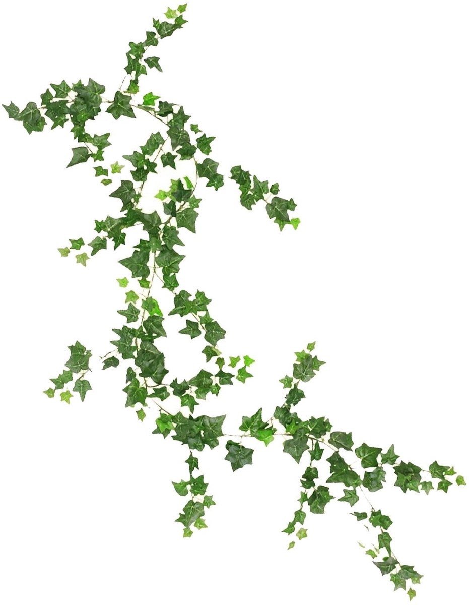 Allecto - Kunstklimopslinger - Kunsthangplant - Decoratie voor binnen - 180 cm - Hangende kunstbladeren - Ideaal voor bruiloften en kamerdecoratie