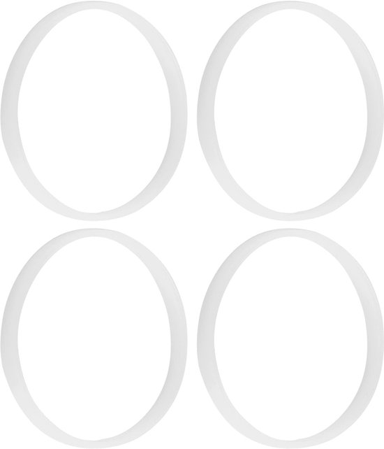 Allecto - O Ring Pakking - Vervangingsset voor juicer - Wit rubber - Afdichting voor sapcentrifuge - Geschikt voor diverse modellen van Merkloos — afbeelding 3
