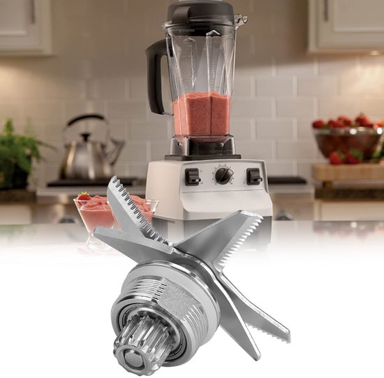 Allecto - Blender Mes - Vervangingsonderdeel - RVS - Geschikt voor 5200 Series - 32oz 48oz 64oz - Hoogwaardige kwaliteit - Duurzaam van Allecto — afbeelding 5