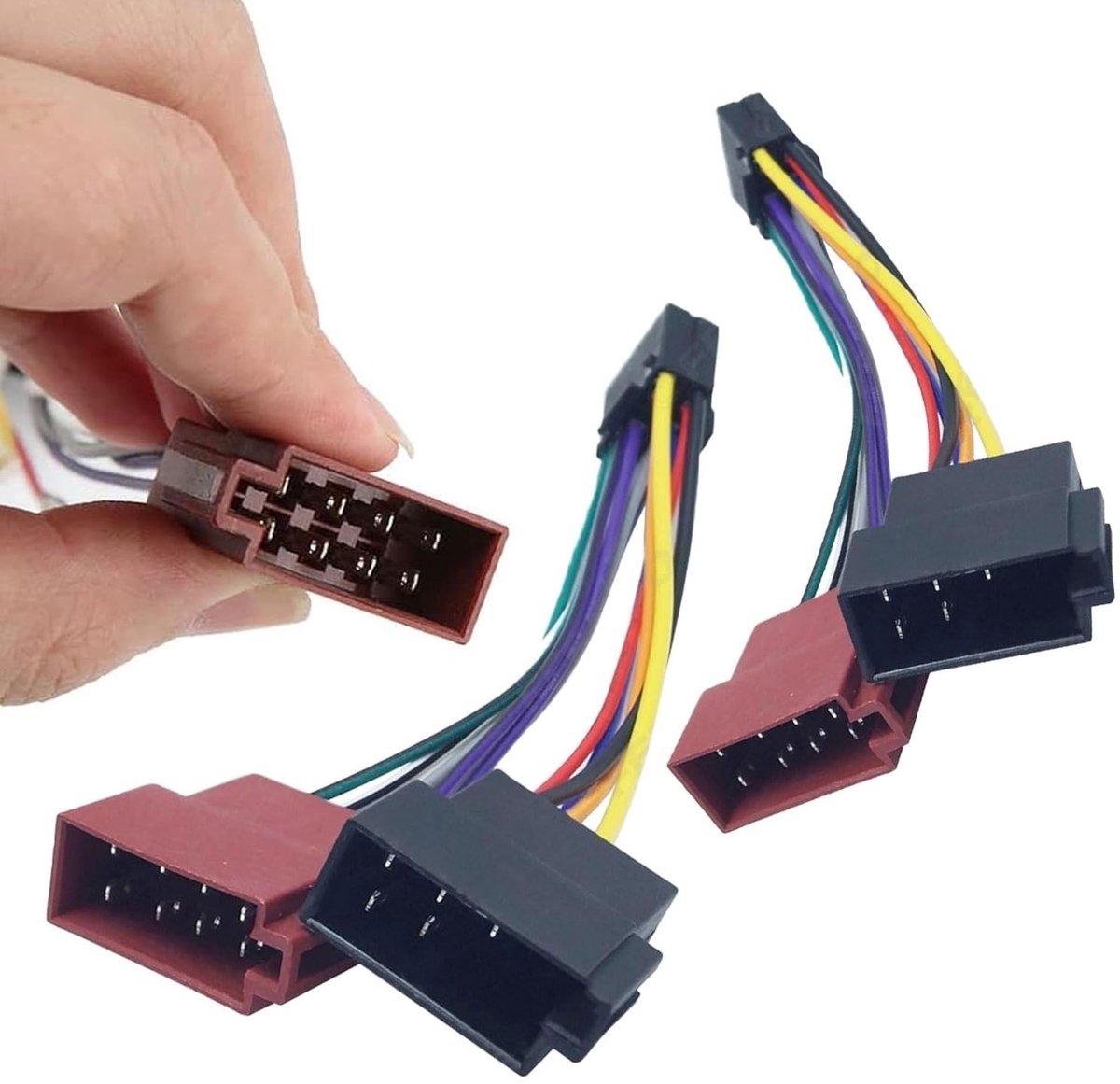 Dailygoody - 16-polige ISO radio adapter - Geschikt voor aftermarket stereo - Eenvoudige installatie - Compatibel met diverse modellen - Geluidsv