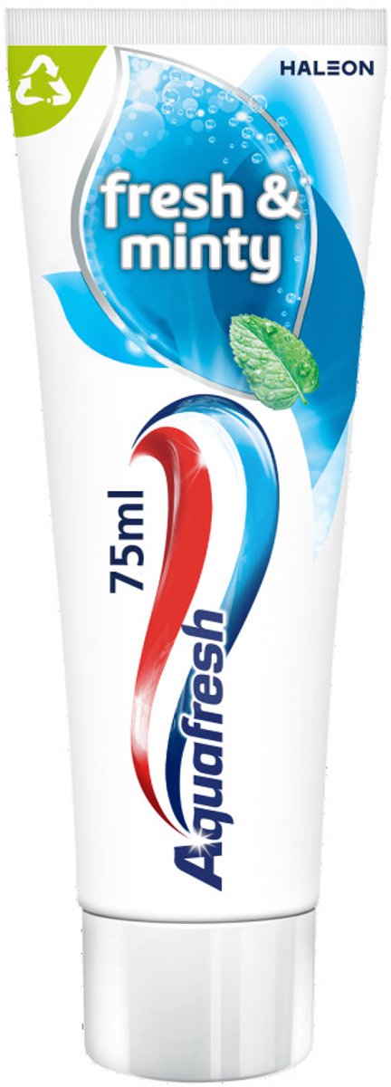 6x Aquafresh Tandpasta Freshmint Frisse Adem 75 ml