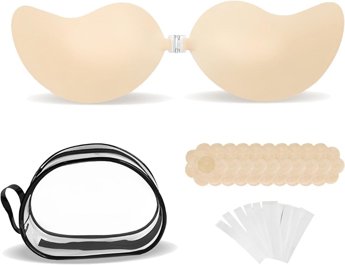 Onzichtbare zelfklevende bh voor avondjurken, strapless en rugloze outfits, ideaal voor feestkleding en tops