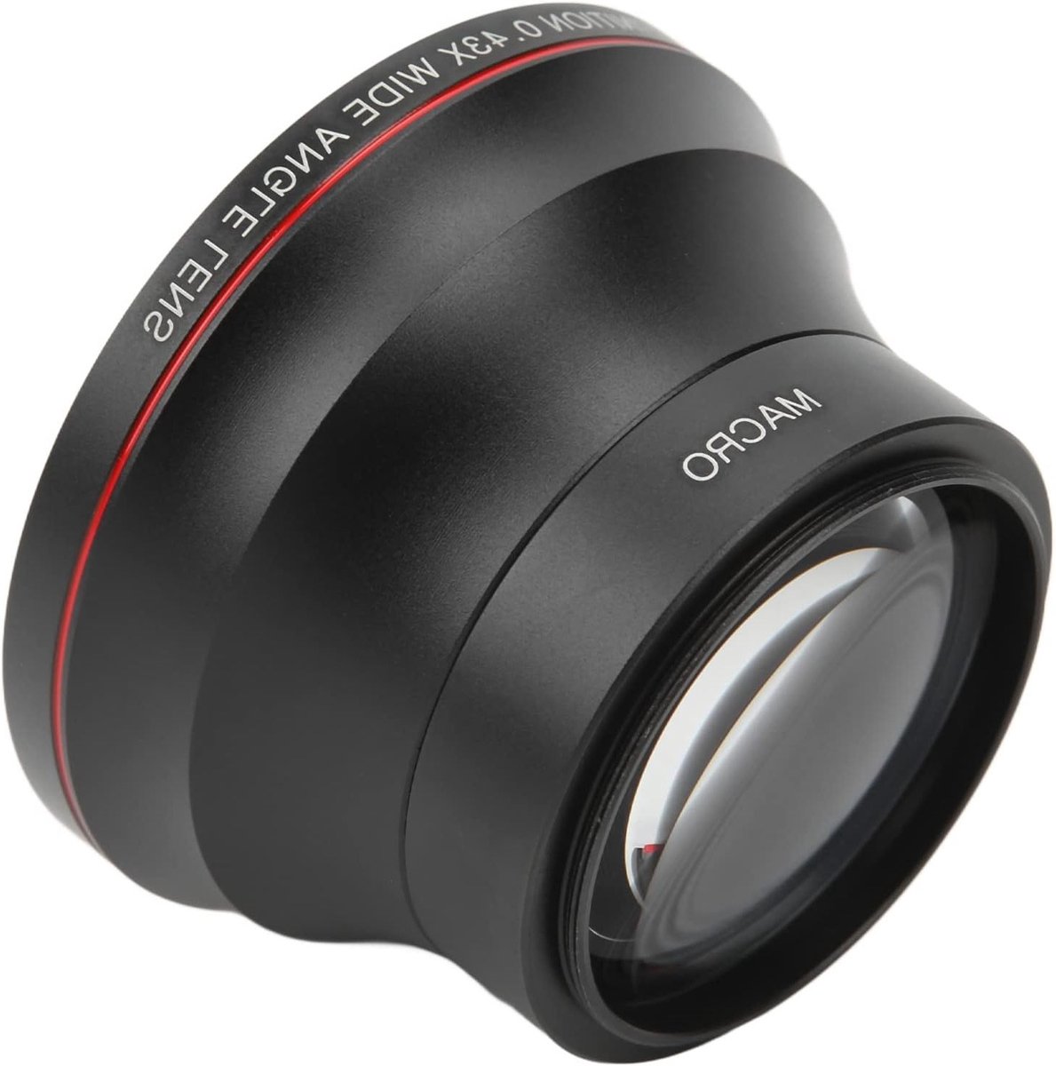 Professionele 0.43x HD Groothoekcamera Lens met Afneembare Macro Lens voor Portret en Landschapsfotografie, Geschikt voor 55mm Lenskoppen