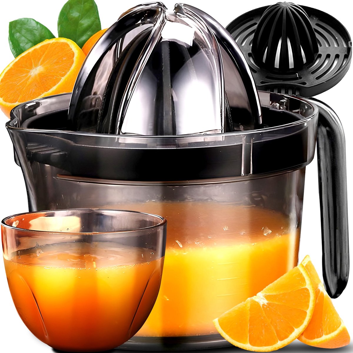 Dailygoody - Citruspers - Handmatige sinaasappelpers - Duurzaam en vaatwasserbestendig - 500 ml - Voor citrusvruchten - Perfect voor sapliefhebbers