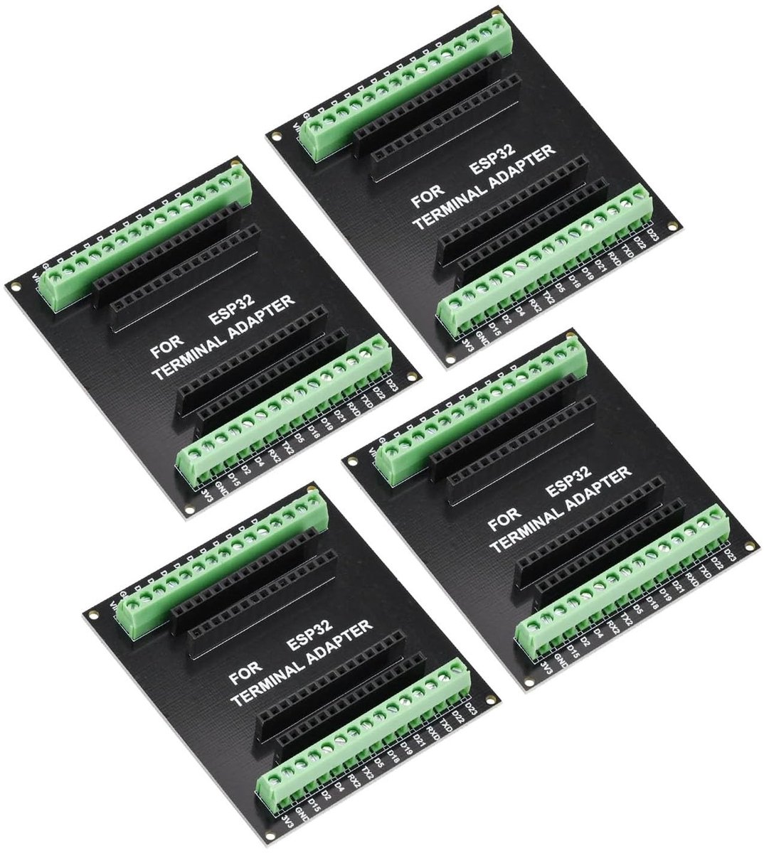 Dailygoody - ESP32 Breakout Board - 30PIN Microcontroller - Dubbellaags Ontwerp - 2-in-1 en Bluetooth - Geschikt voor Arduino - Ontwikkelingsboard