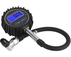 Dailygoody - Digitale Bandenpomp - 200PSI - LCD Tire Pressure Gauge - Voor auto en motor - Compact formaat - Nauwkeurige metingen - Handig voor onderw