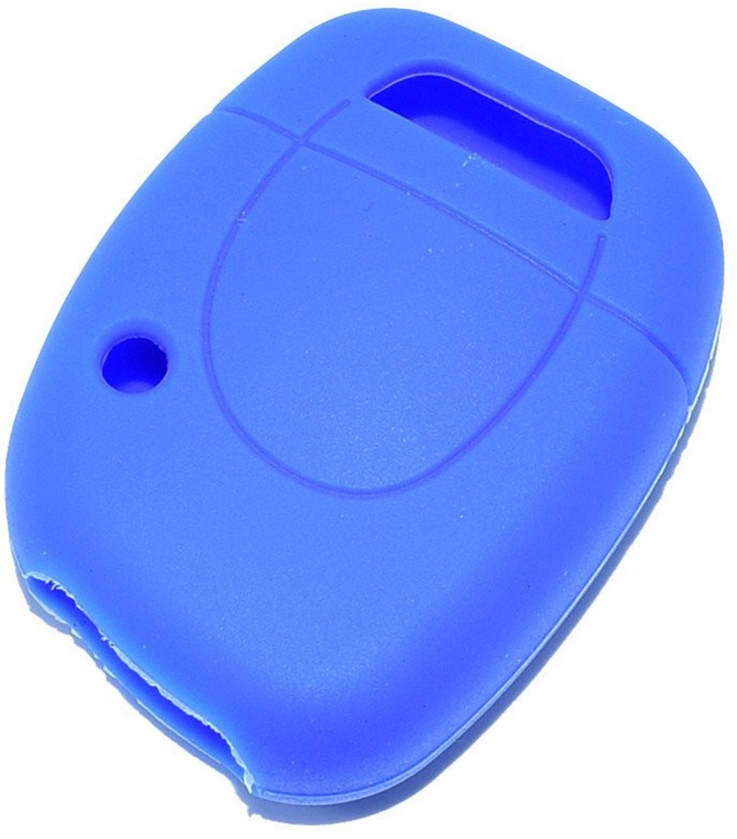 Dailygoody - Siliconen Autosleutelhoes - Bescherming voor Sleutel - Comfortabele Grip - Blauw - Sleutelbescherming - Geschikt voor Renault Twingo Clio..