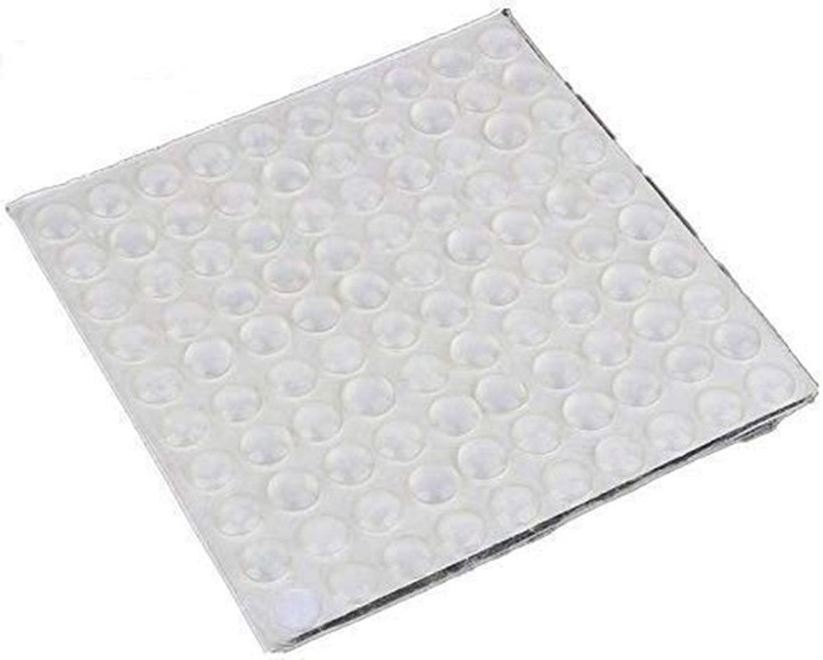 Dailygoody - Zelfklevende Rubber Meubilair Bumper Pads - Ideaal voor Meubels - Transparant - 100 Stuks - Voor Deuren en Tafels - Verhoog de Beschermin