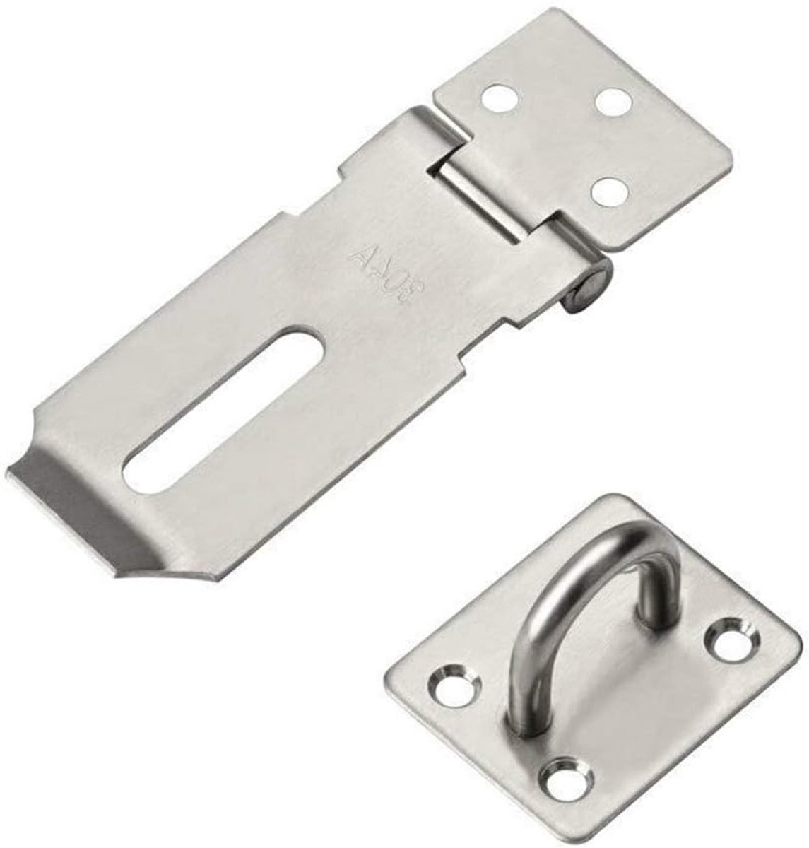 Deurhangslot Hasp van RVS voor Deursluiting en Beveiliging - 2 inch - Set van 3