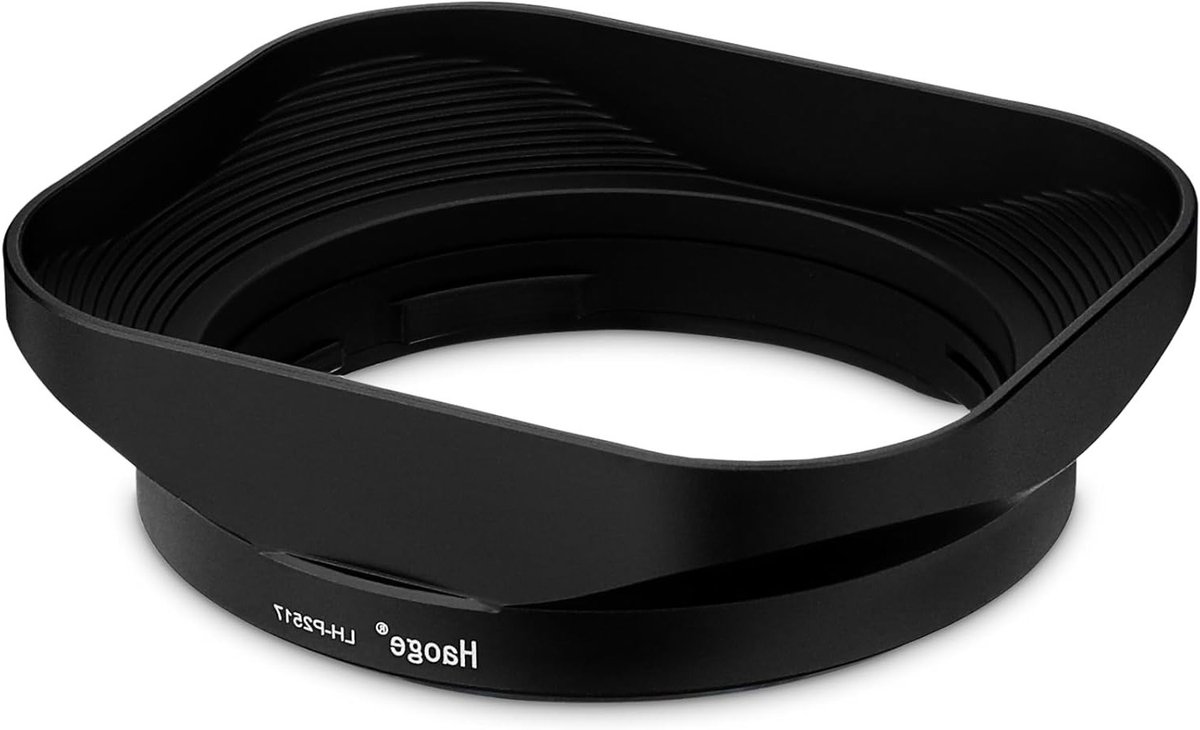 Metaal Vierkante Lenskap voor Panasonic LEICA DG SUMMILUX 25mm f/1.7 ASPH - Bescherming, Verbeterde Beeldkwaliteit en Professionele Fotografie Accessoire