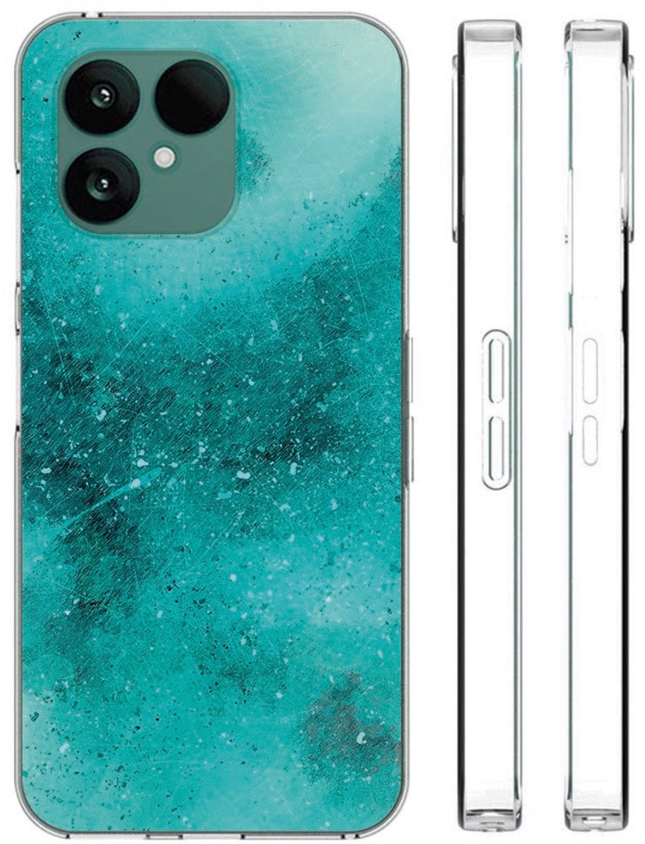 Hoesje Fairphone 6 Painting Blue – TPU Back Cover