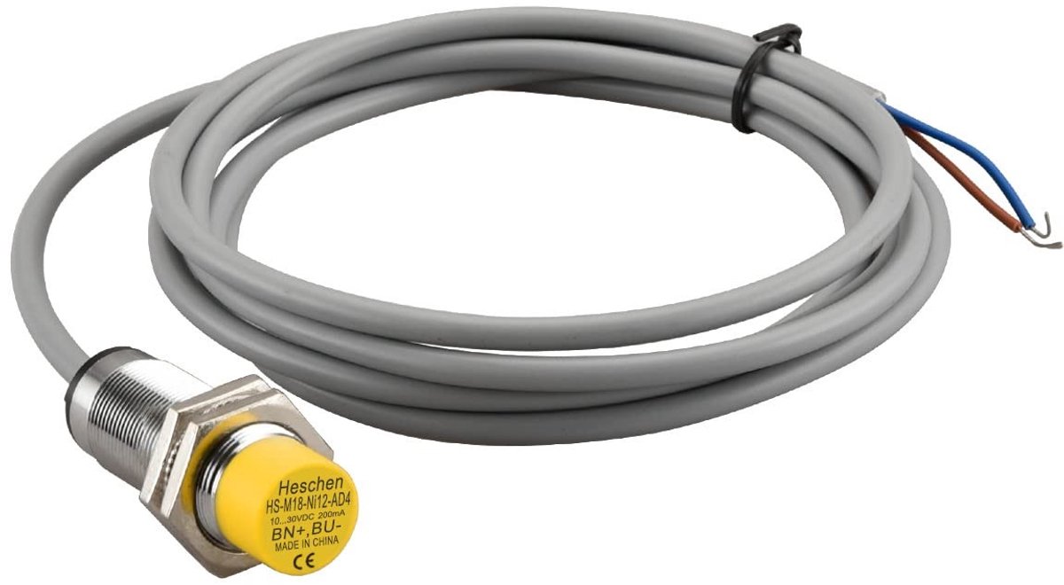 Dailygoody - Inductieve Nabijheidssensorschakelaar - Cilindrisch type - DC10-30V 200mA - 12mm - Magnetisch detectie - Geschikt voor industriële toepas