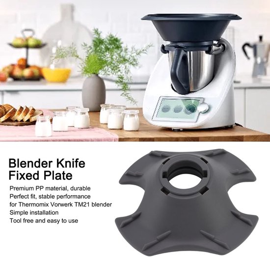 Dailygoody - Vaste Plaat voor TM21-blad - Blenderaccessoires - Eenvoudig Te Installeren - Multi - Duurzaam Slijtvaste Hulsvervanging - Geschikt voor K van Merkloos — afbeelding 4
