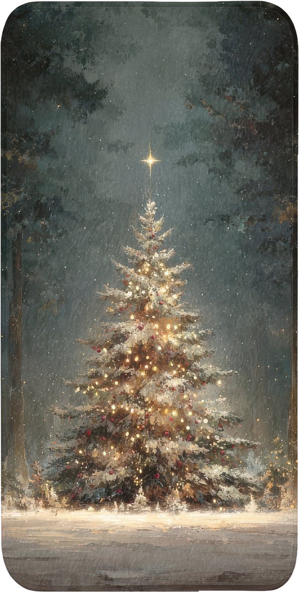 Badmat 60x120 cm - Antislip - Kerstboom - Bos - Sneeuw - meerkleurig - Badmatten voor badkamer - Badkamermat - Douchemat - Badkamer mat