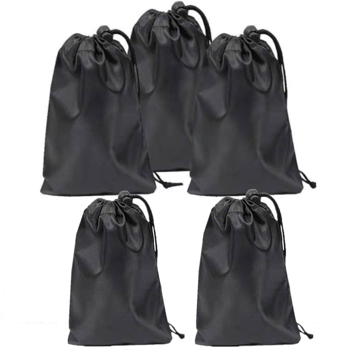 Opbergzakken met trekkoord 5-pack 33×40 cm