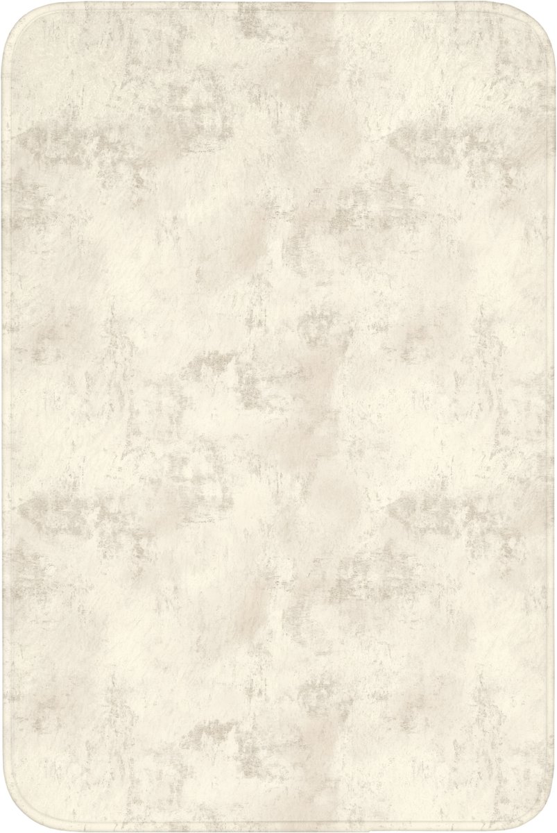 WC mat 60x90 cm - Antislip - Patroon - Organisch - Beige - Toiletmat - Vloermat - Douchema