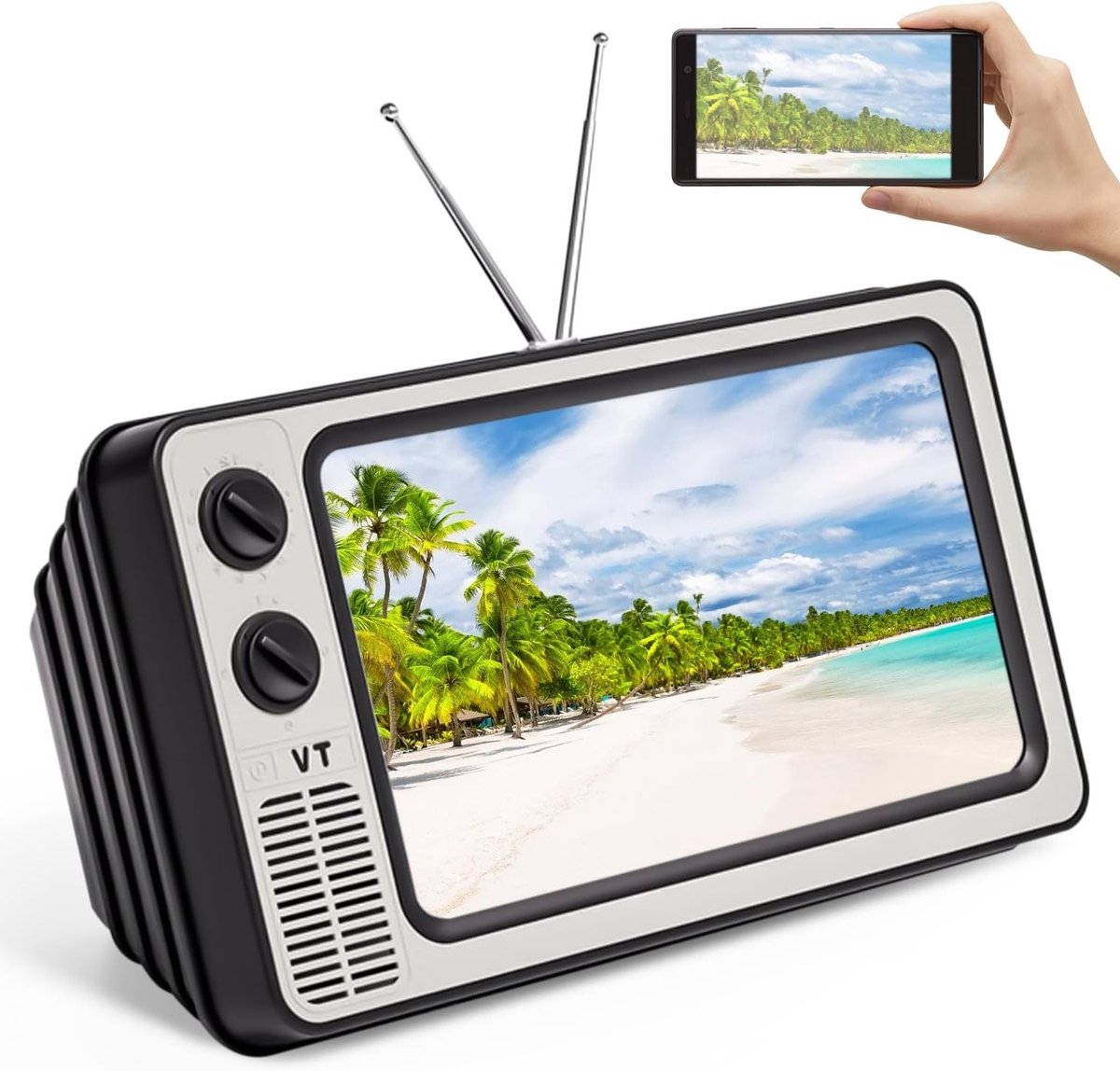 3D HD Vergrootglas voor Smartphone, 12 Inch Schermvergroter met Opvouwbare Stand, Ideaal voor Films en Video's