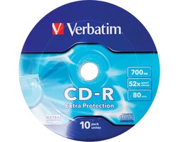 Verbatim CD-R 52X 700MB 10PK OPS Wrap EP 10 stuk(s)