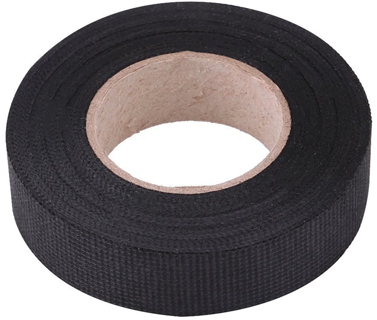 Zwarte Isolatietape, Textieltape voor Isolatie, Reparatie en Elektrische Toepassingen, 19 mm x 15 m, Sterke Fabric Tape voor Duurzame Bevestiging