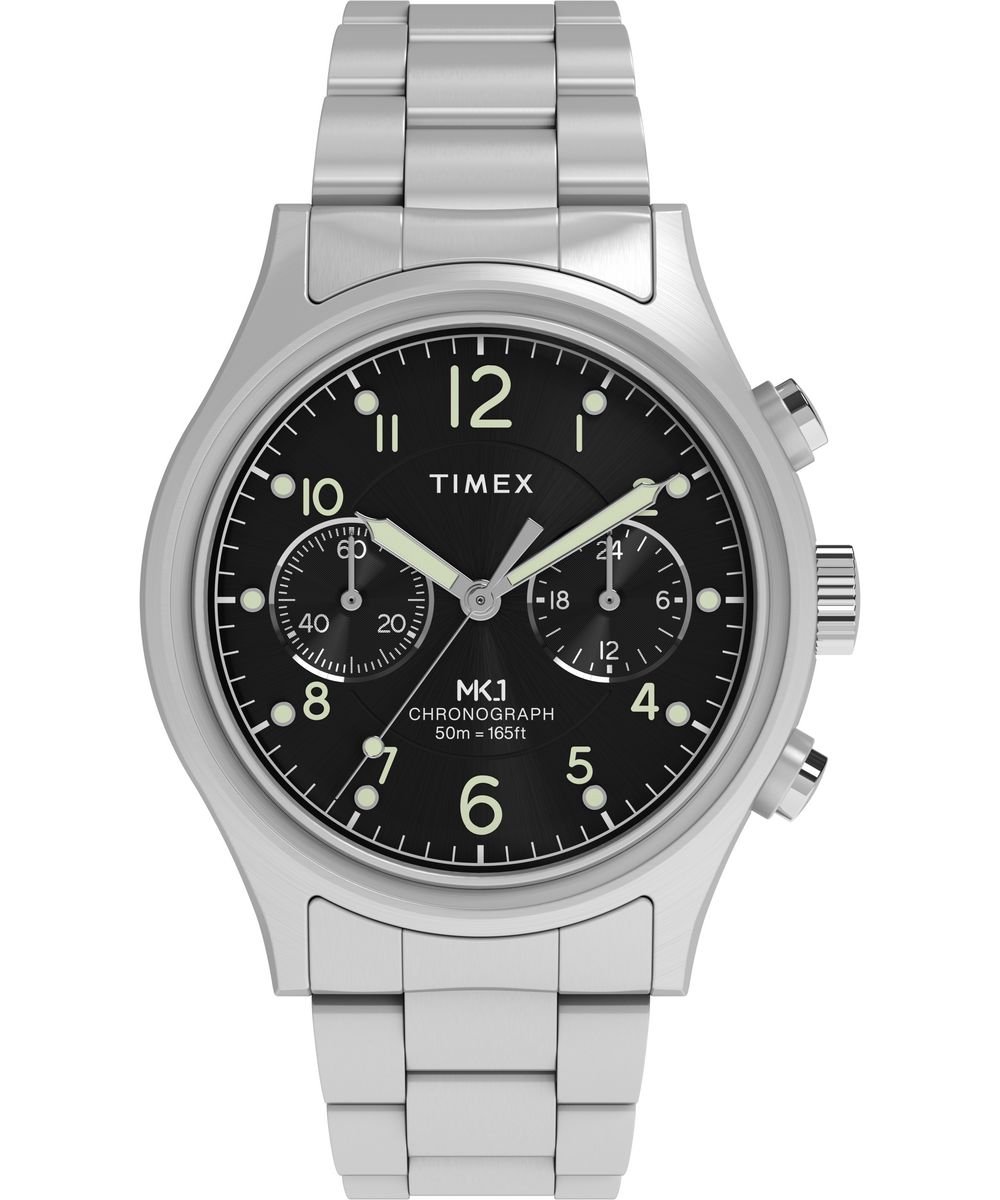 Timex Military MK1 TW2Y71000 Horloge - Staal - Zilverkleurig - Ø 40 mm