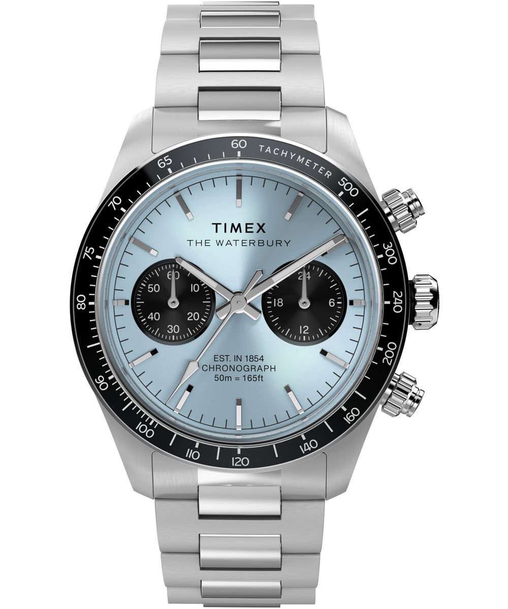 Timex Waterbury Heritage TW2Y70500 Horloge - Staal - Zilverkleurig - Ø 39 mm