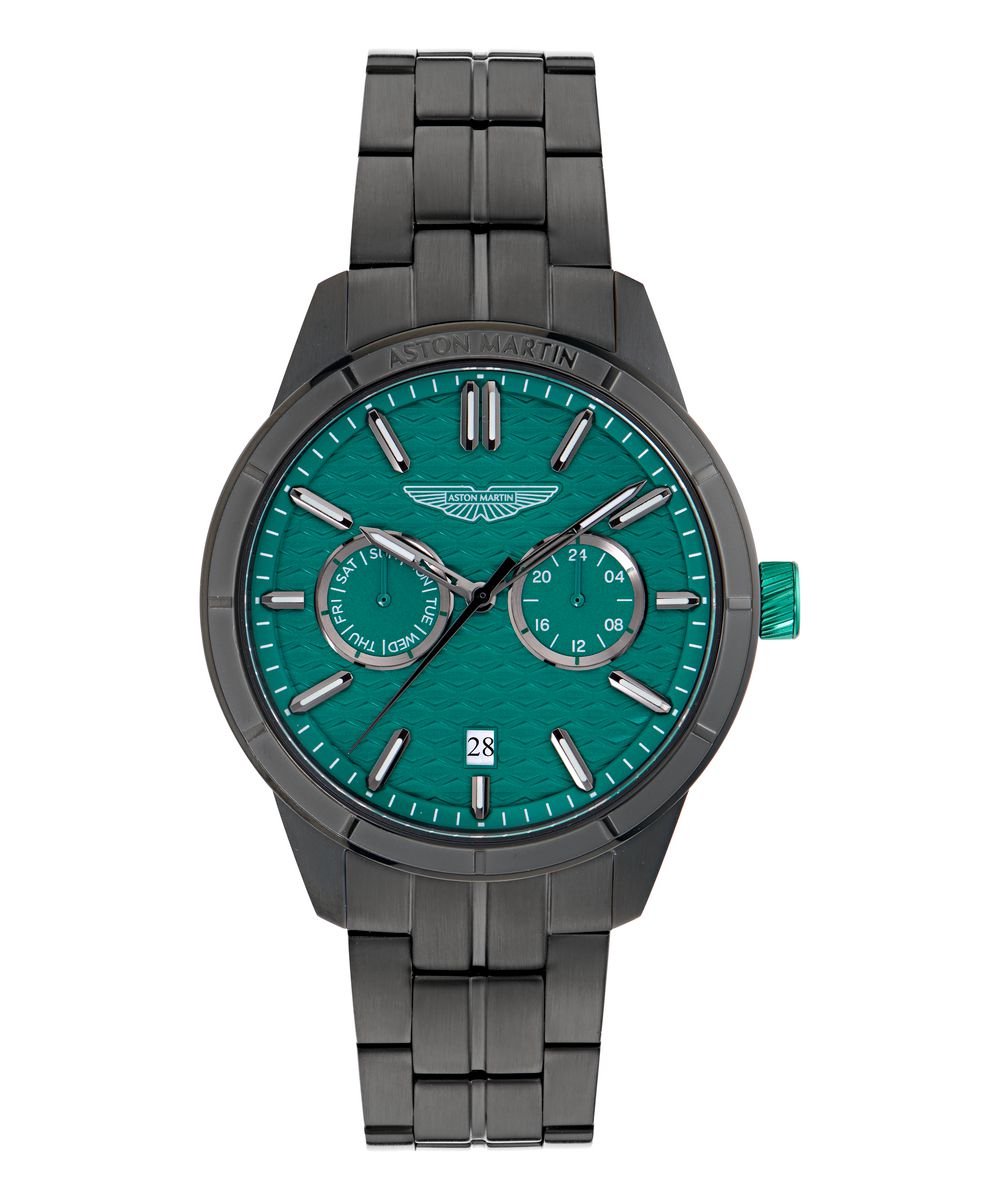 Aston Martin Icon HDL MTIH2S601 Horloge - Staal - Zwart - Ø 42 mm