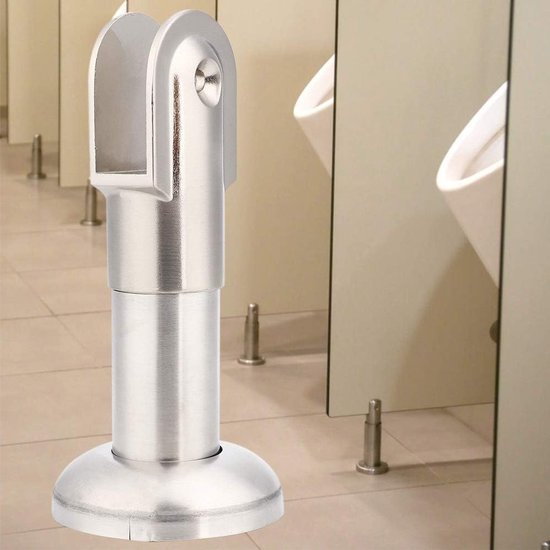 Verstelbare Steunvoet voor Toiletwand, RVS Wandbevestiging, Ondersteuning voor Publieke Toiletten, Duurzaam en Sterk Ontwerp — afbeelding 2