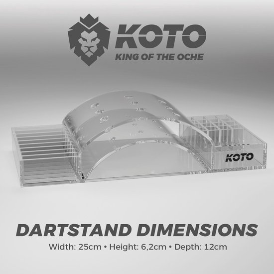 KOTO 9 Holes Darts Display - Dartpijl Houder van KOTO — afbeelding 3
