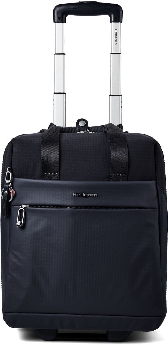 Hedgren trolley reistas met laptopvak Furo Bento Rolling Tote 15,6" RFID Vulcan Blue donkerblauw 45cm