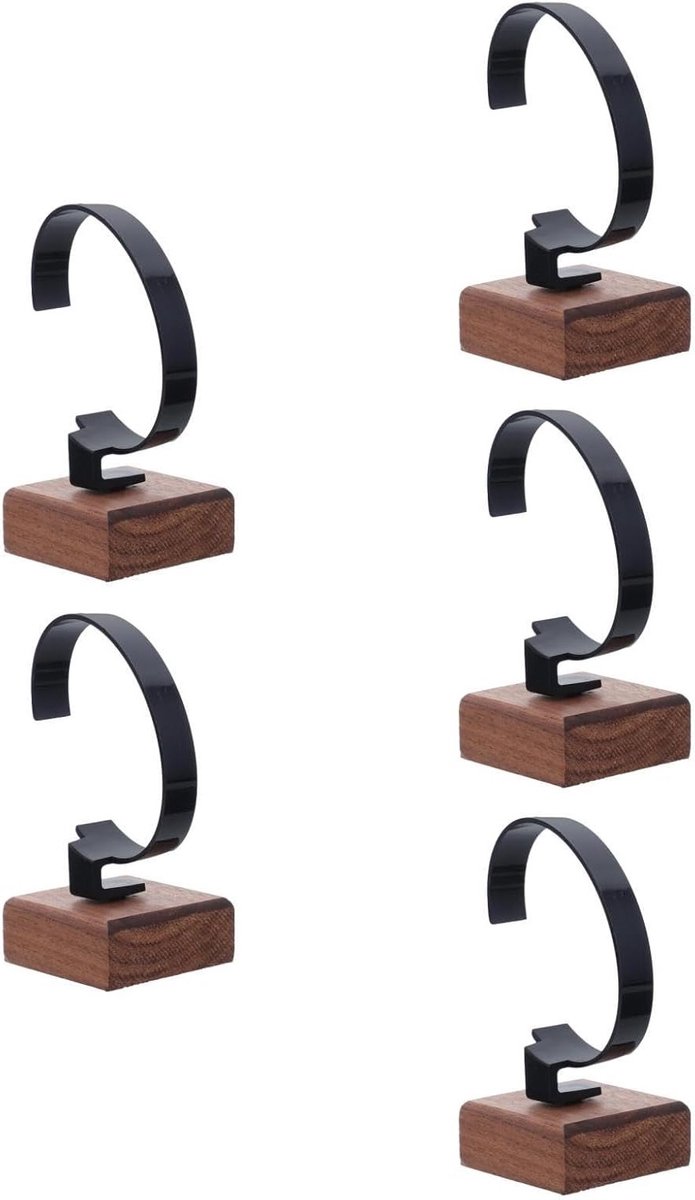 5-delige Horloge Stand voor Presentatie en Tentoonstelling - Ideaal voor Horlogeopslag en Sieraden Display