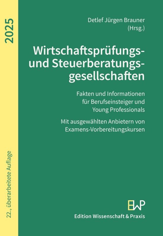 Wirtschaftsprüfungs- und Steuerberatungsgesellschaften 2025 - cover