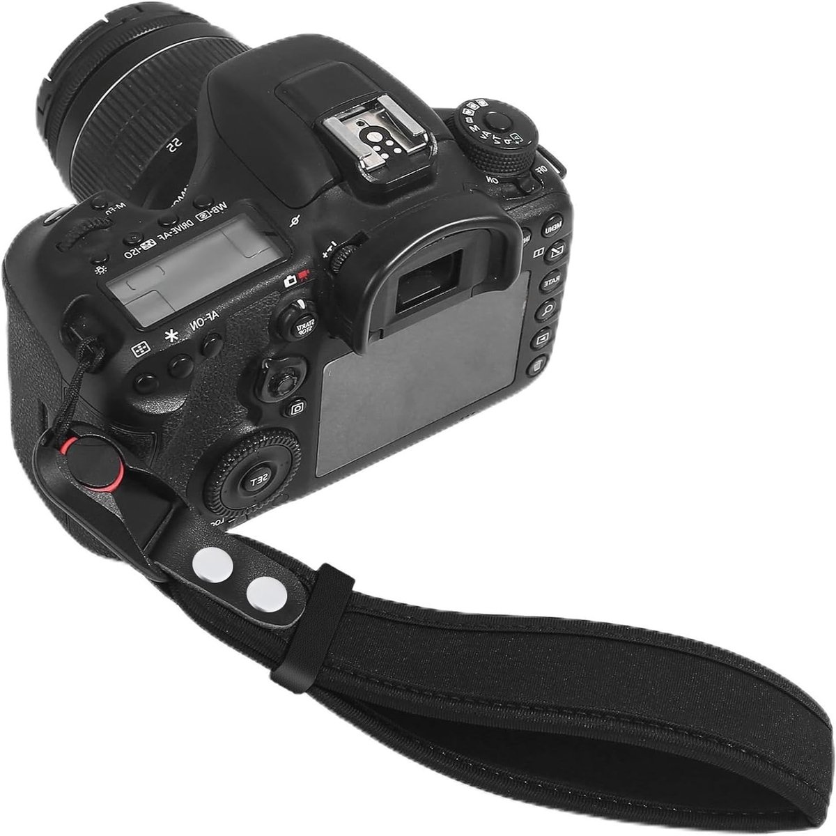 Neopreen Polsband voor Camera Draaglus met Snelle Ontgrendeling voor SLR en DSLR Fotografie, Geschikt voor Nikon, Canon, Fujifilm, Sony en Olympus
