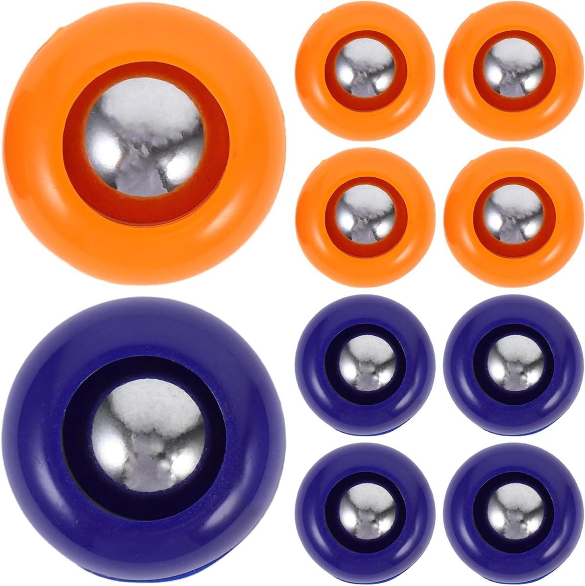 Mini Shuffleboard Set - Tafel Curling Ballen - Gezinsspel Avonden - Duurzaam PP Materiaal - 20 Stuks - Diverse kleuren