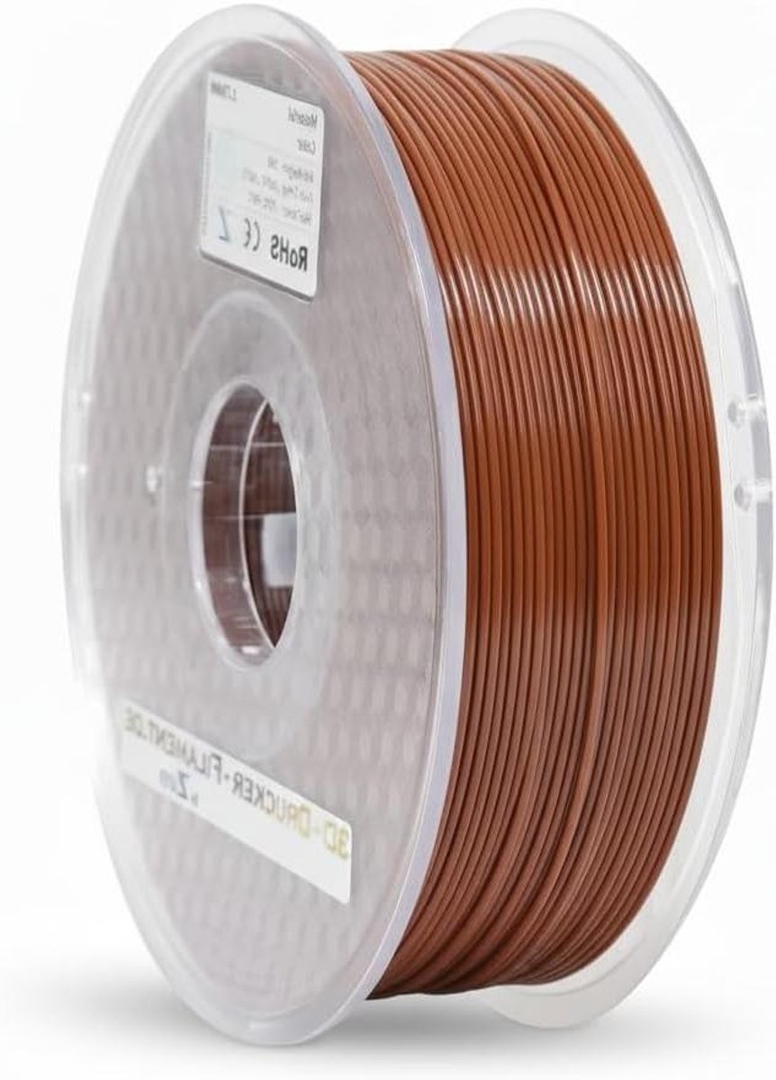 3D Printer Filament - PETG Draad - Projecten Printen - Hoge Stabiliteit - 175 mm 1kg - Bruine Koffie