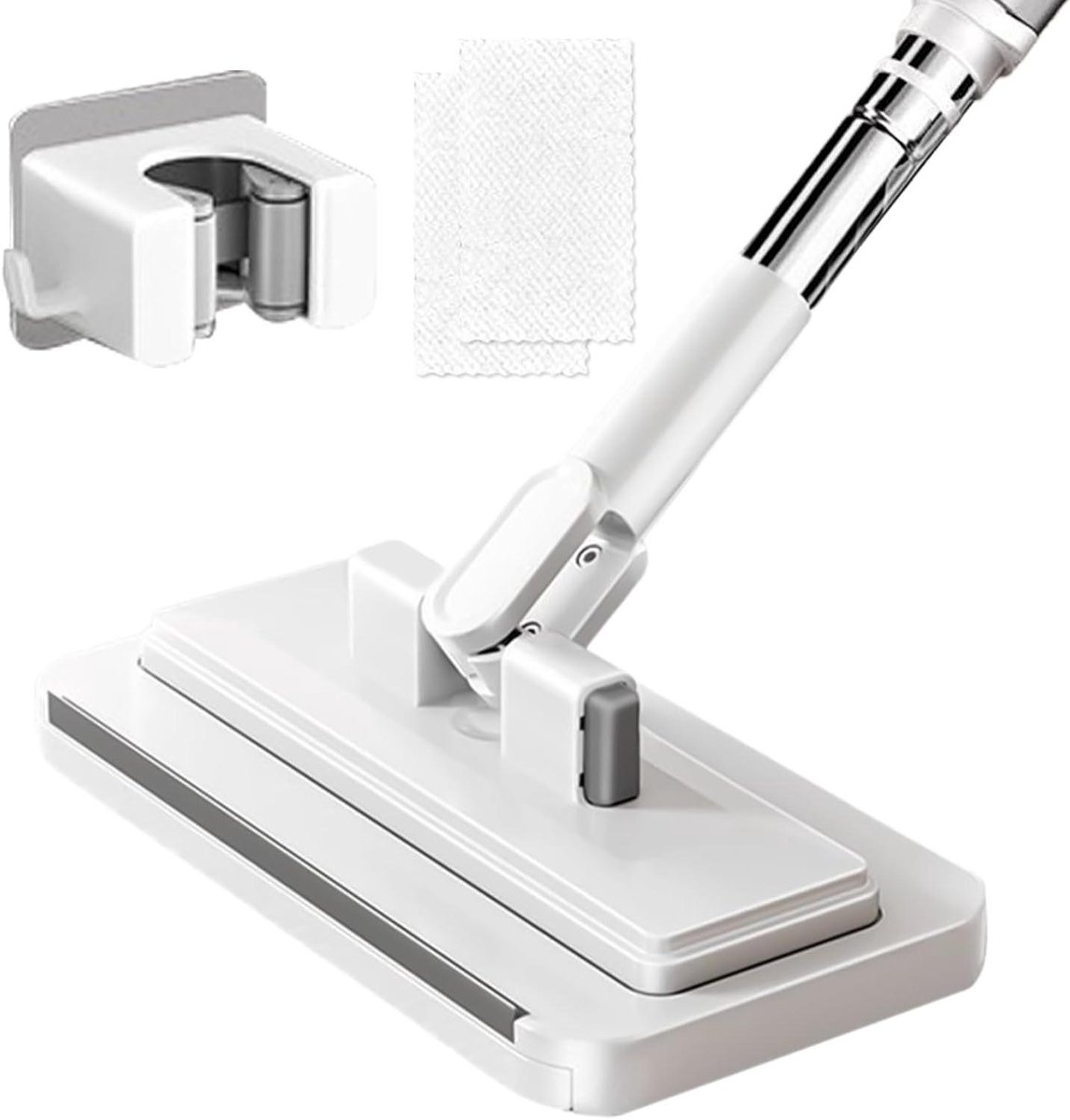 Mini vloerreiniger - Reinigingsgereedschap - Snel schoonmaken - Clip stijl - 135 cm - Roze